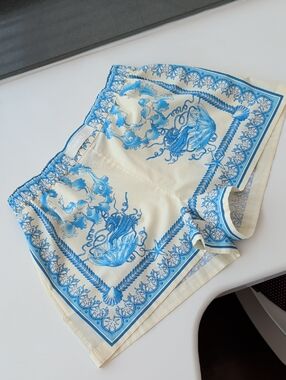 Versace Women's Underwater Barocco Cotton Shorts Size 42 IT US M